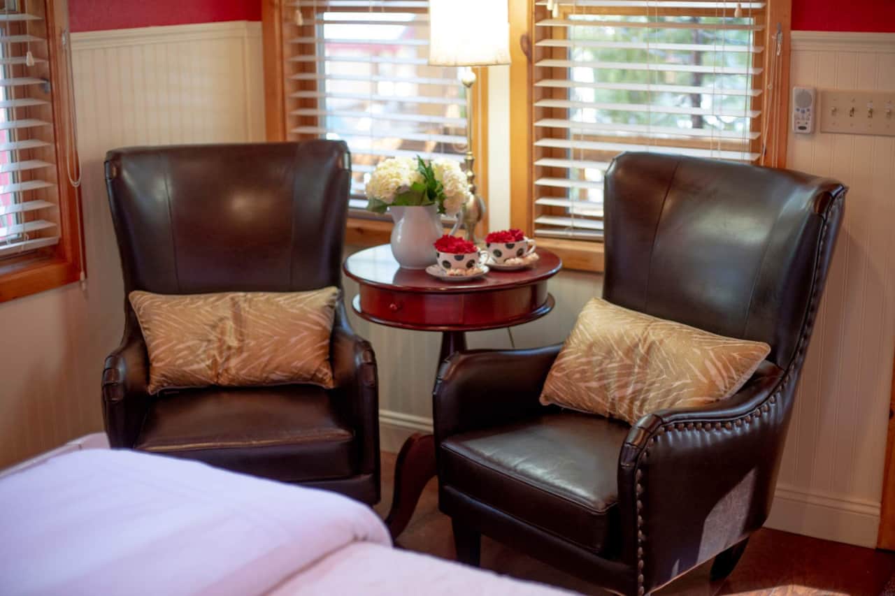 Each room has unique furniture and decor