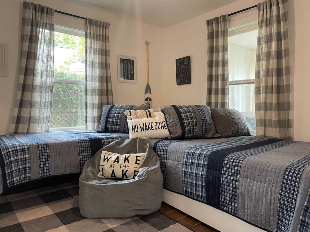 2nd bedroom with one full bed, one twin and one trundle/twin. 2nd bedroom with one full bed, one twin and one trundle/twin.