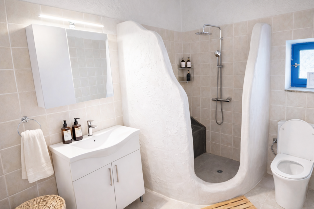 Villa Kotseli Andros_ Garden Residence - Bathrooom