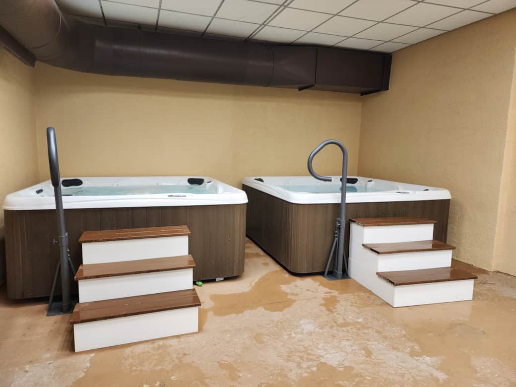 Two Hot Tubs