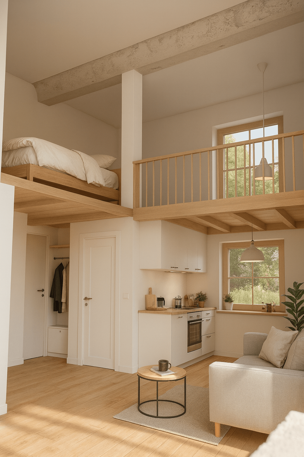 Visualisierung des Apartments für Familien Visualisierung des Apartments für Familien