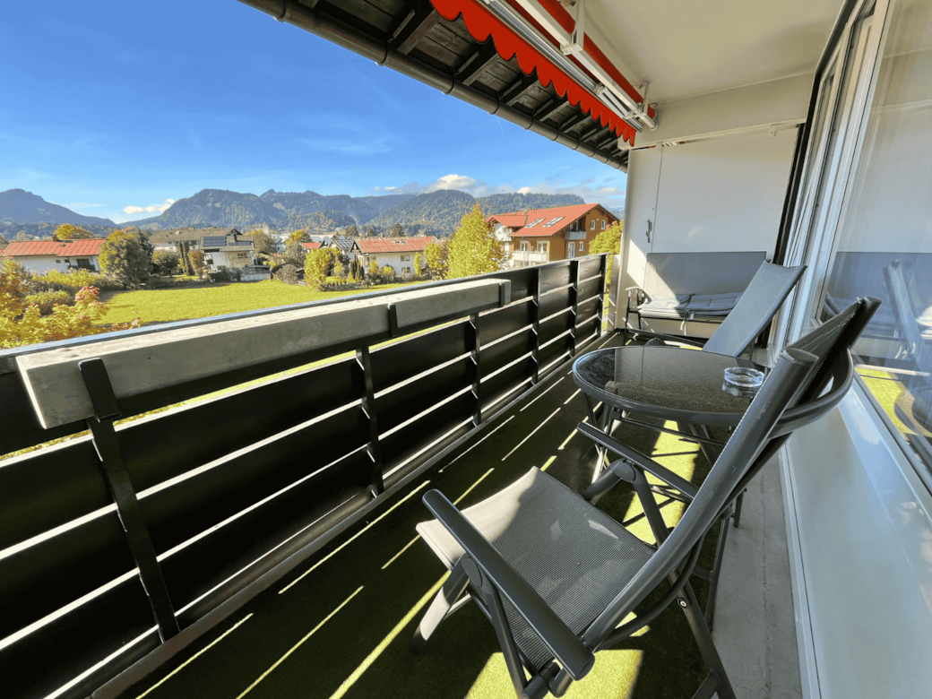 balkony in summer balkony in summer