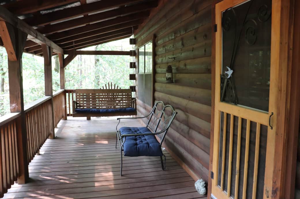 Front Porch Swing and Bench