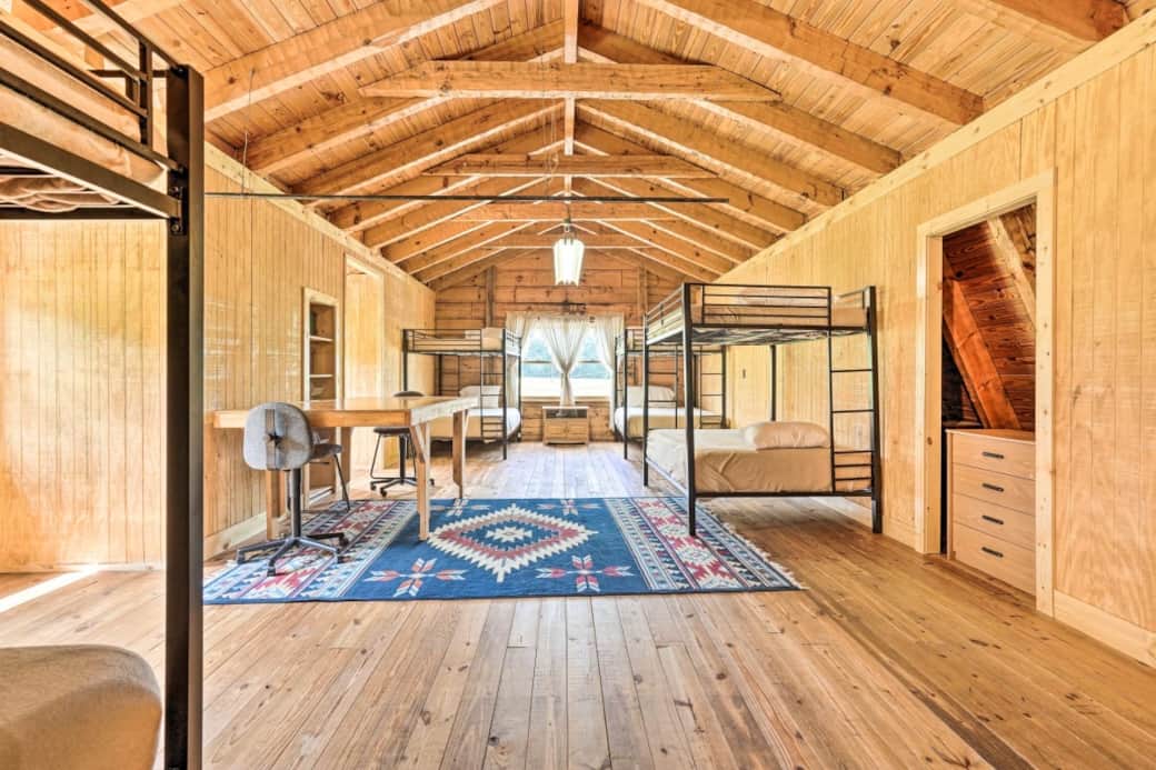 The bunkhouse, so much room for activities