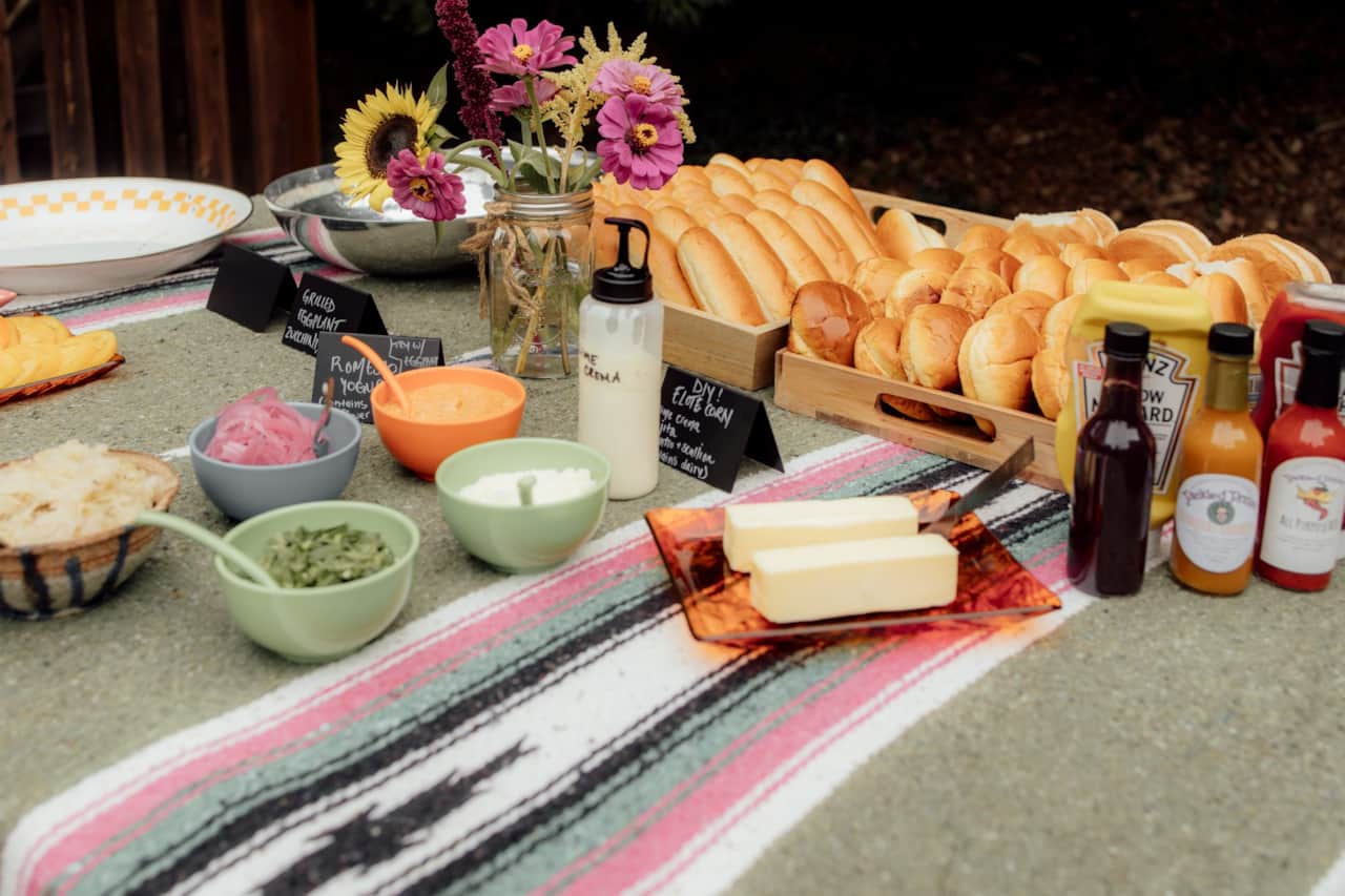A spread for the whole group