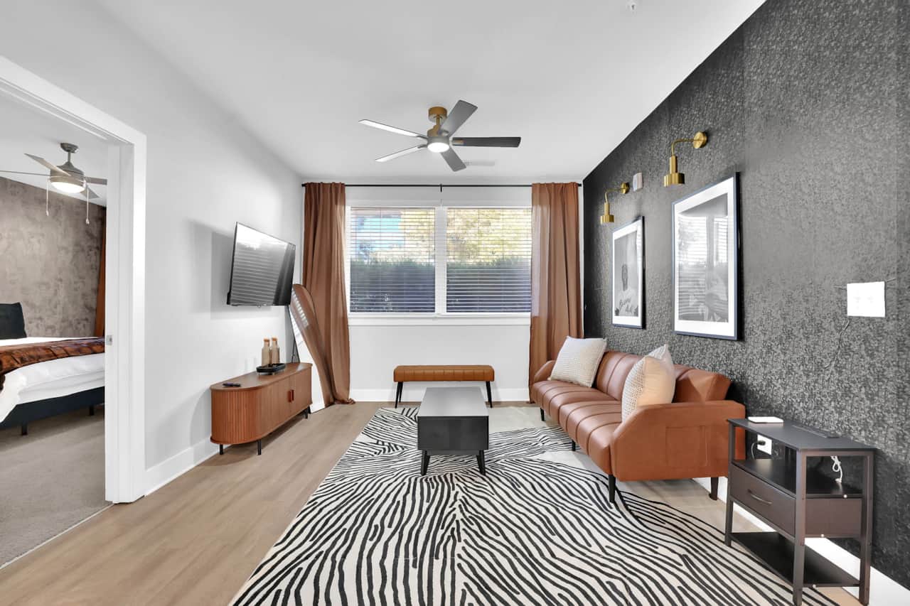 Elegant and Spacious Living Room