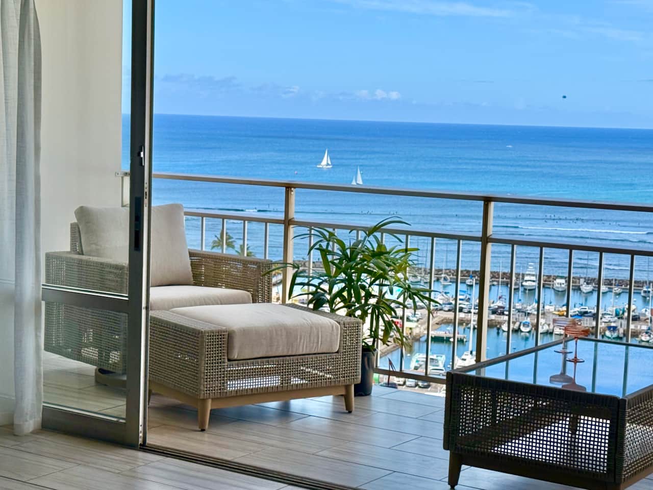 Enjoy the ocean breeze.