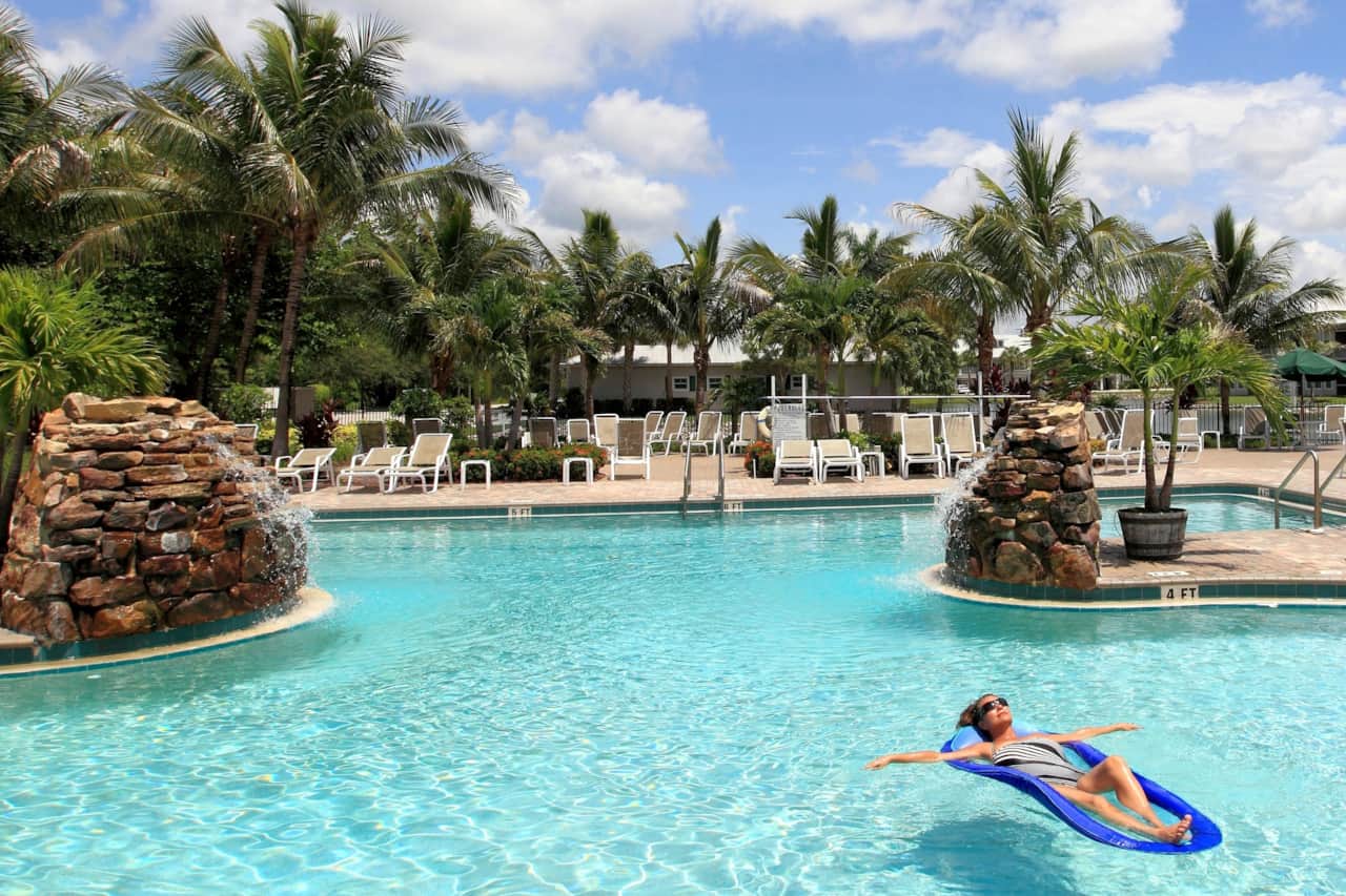 A Second Angle of Our Resort-Style Pool