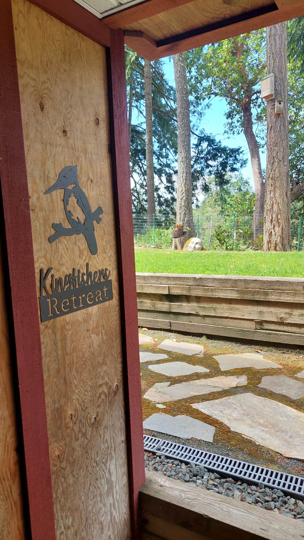 Entrance way looking out