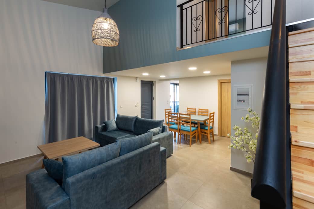 Living Room and Dining Area