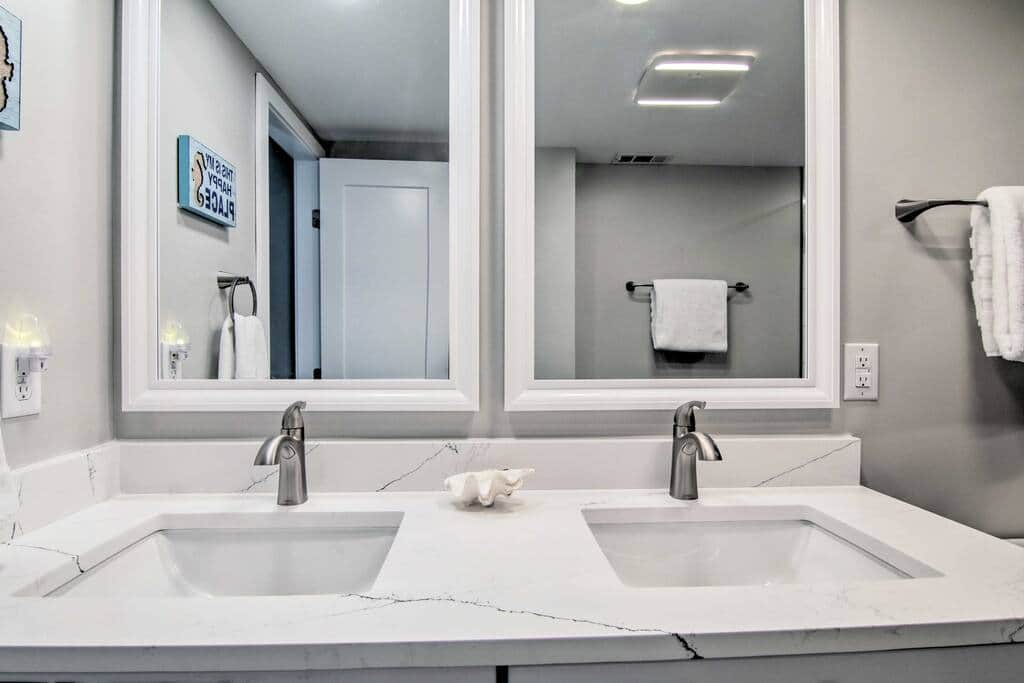Primary bathroom.
