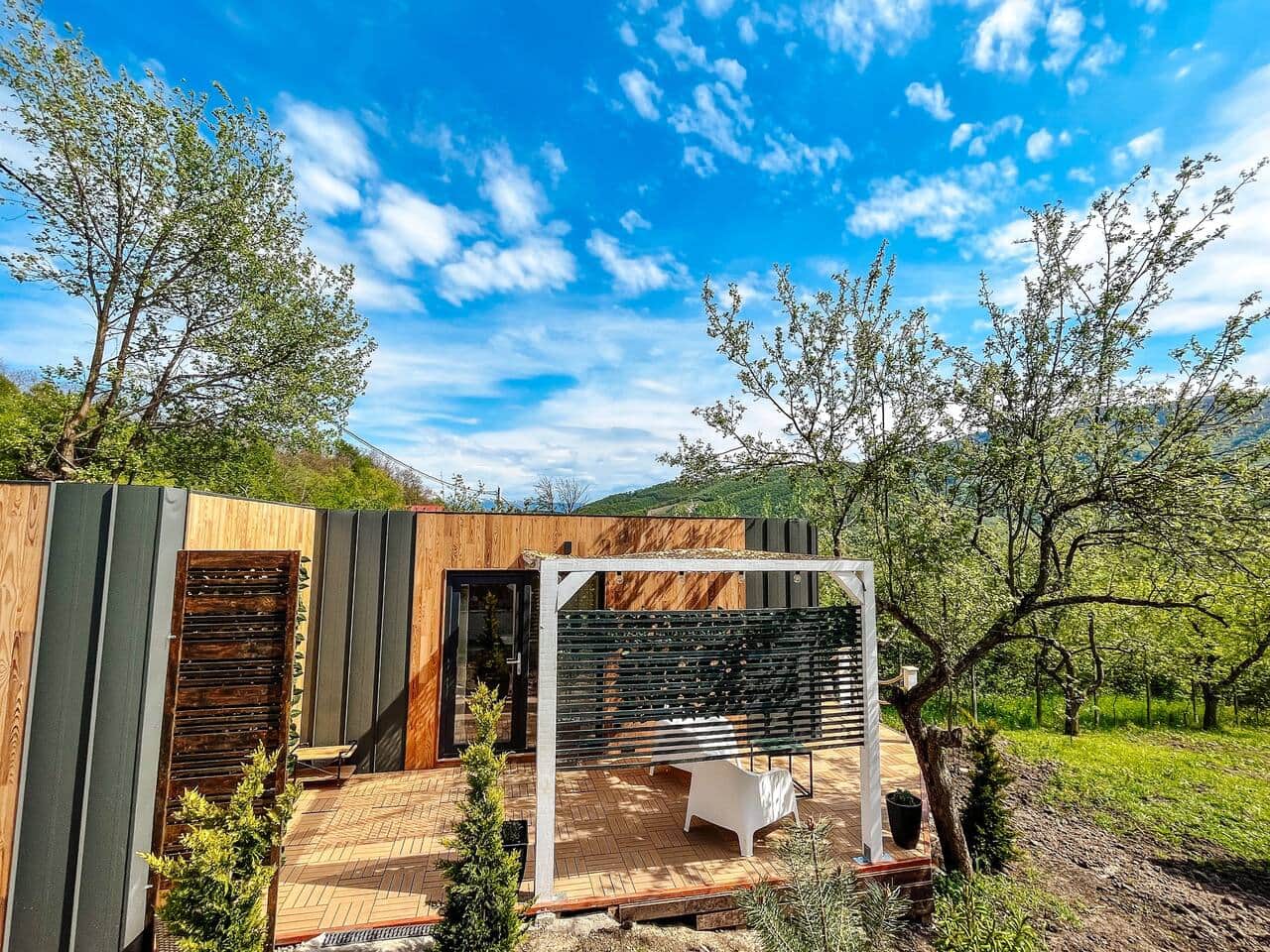Evergreen tiny house