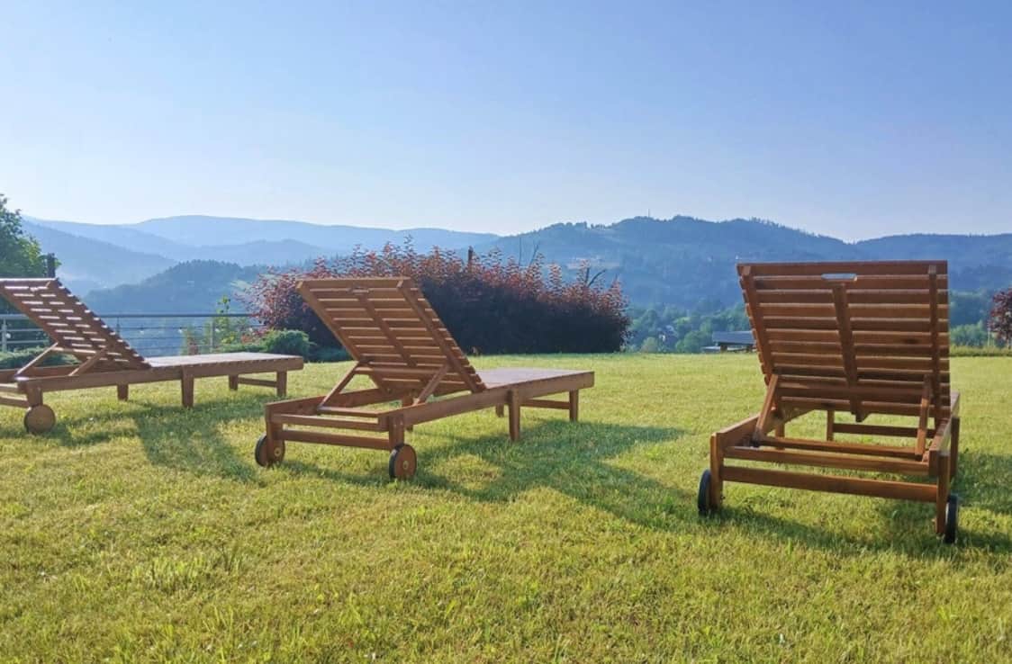 Community garden with a view 