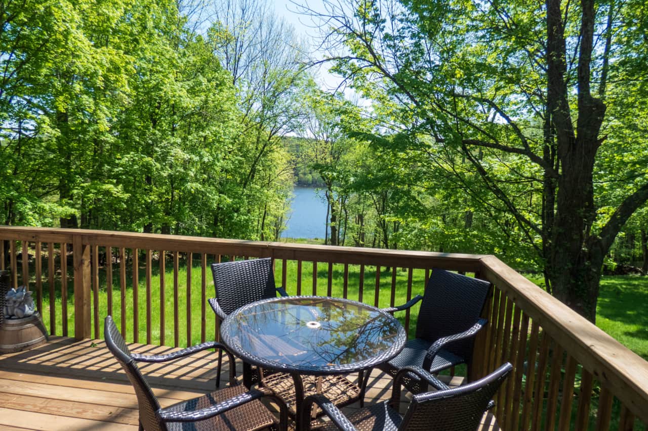 Ample space to enjoy the deck and grill.