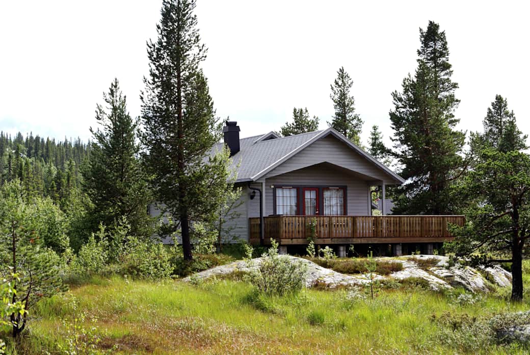 Small private house forest tuddal gaustatoppen norway