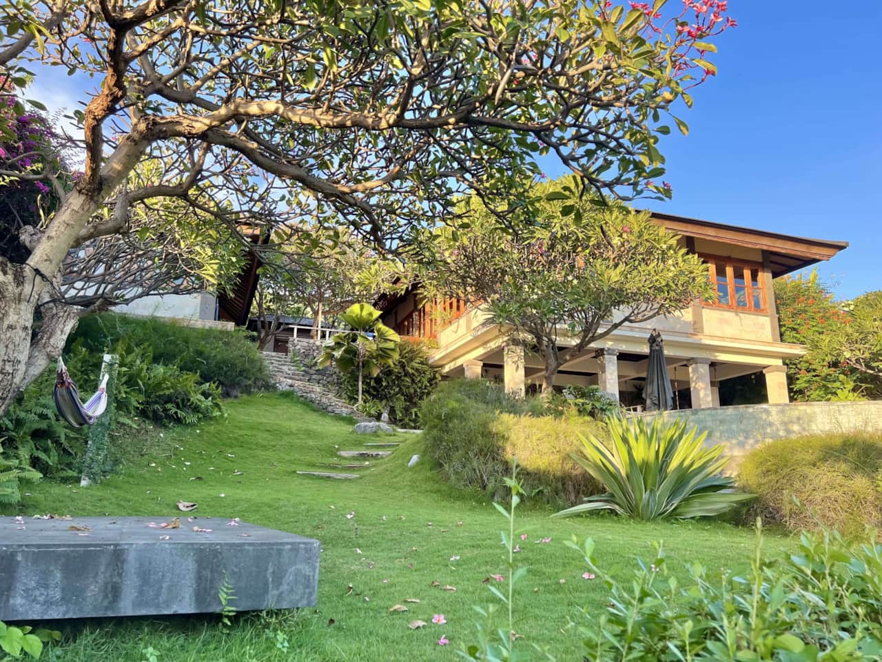 Gajah and garden