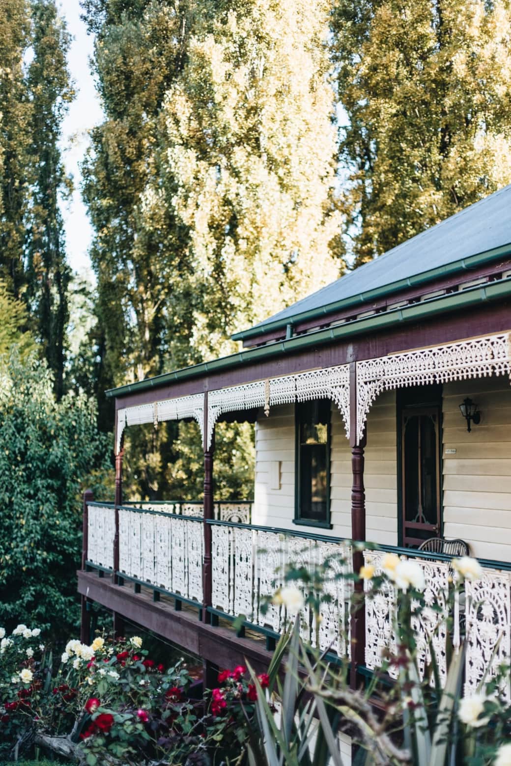 The beautiful wrap-around verandah of Kelly House.  