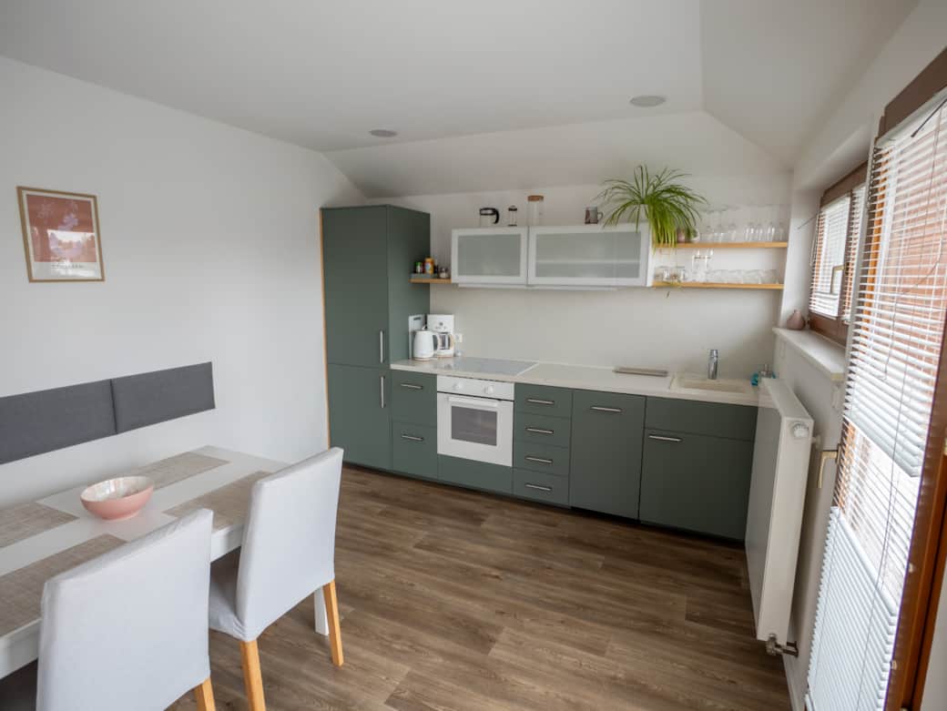 Green kitchen design Green kitchen design