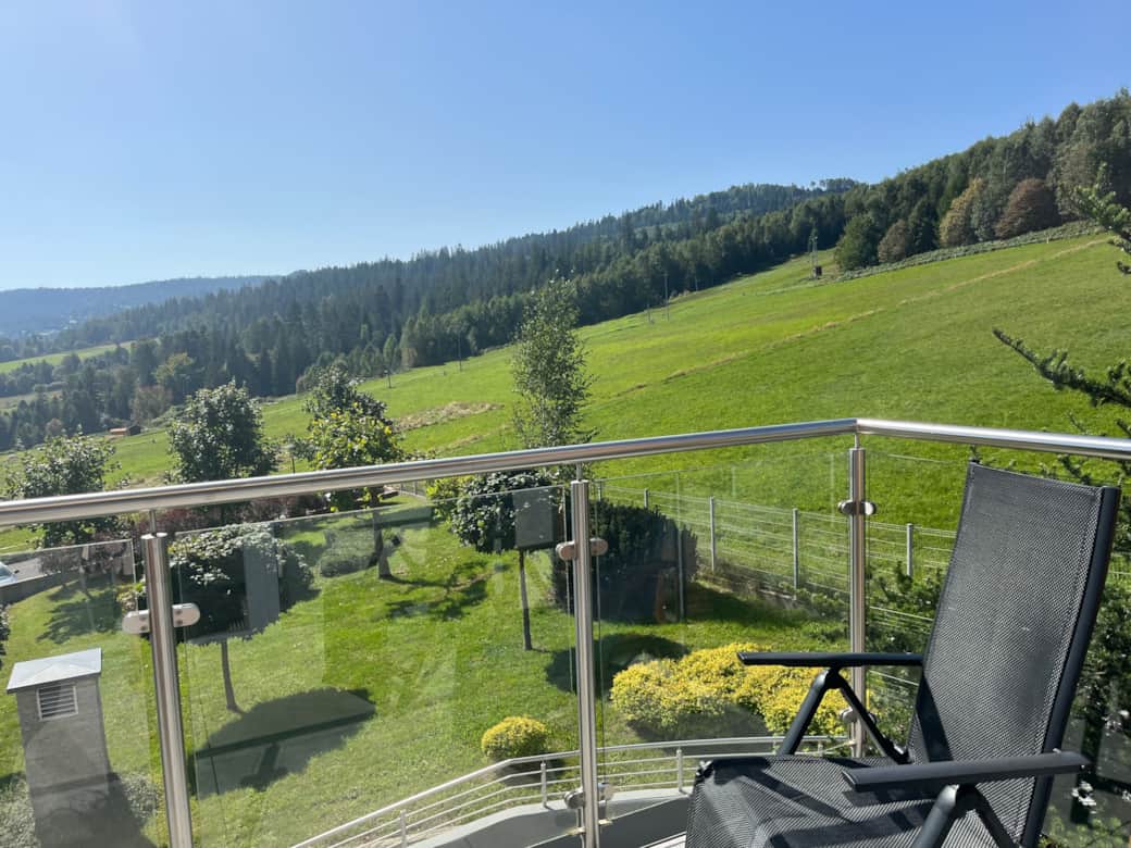 Widok latem Widok latem