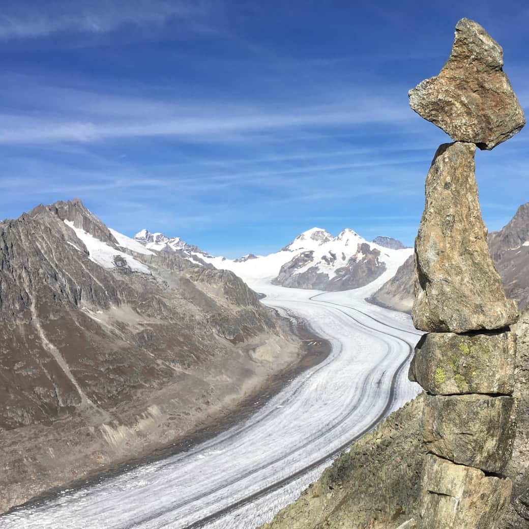 Aletschgletscher auf dem Eggishorn