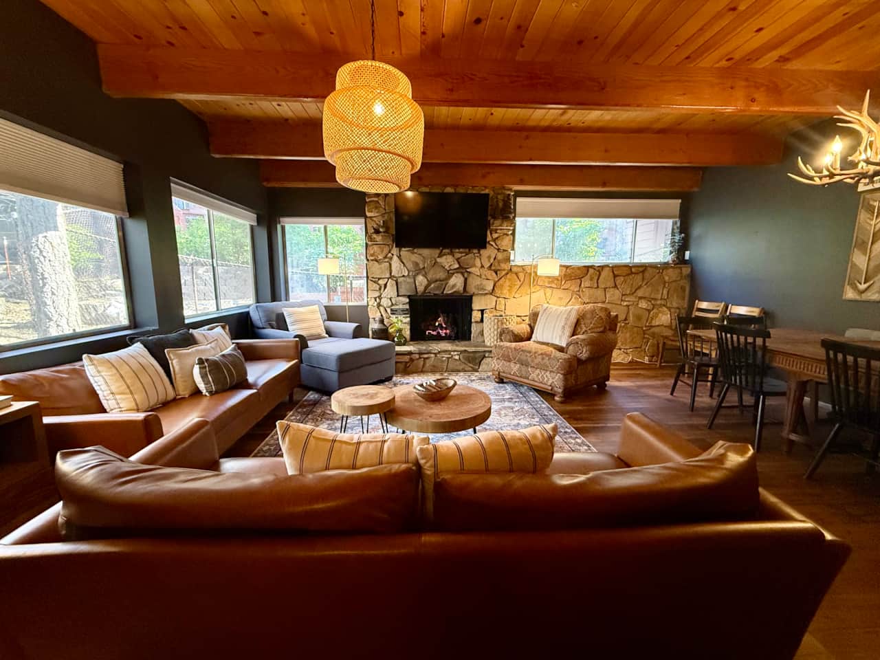 Cozy up in our living room