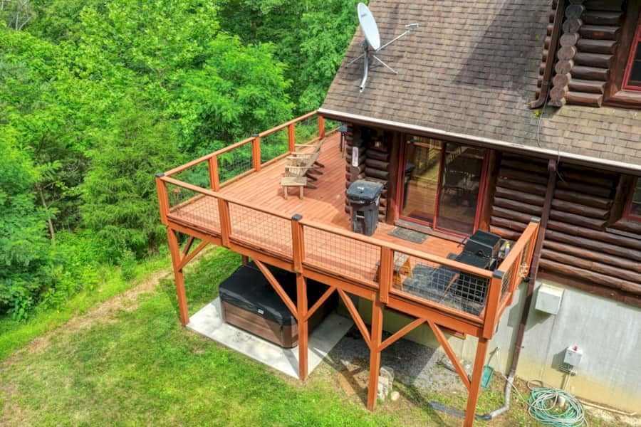 Deck from above