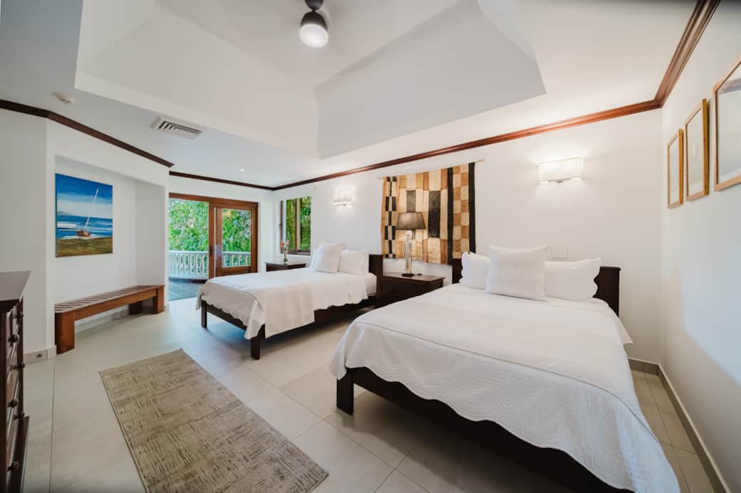 Comfortable bedrooms with A/C for cool, relaxing sleep Comfortable bedrooms with A/C for cool, relaxing sleep