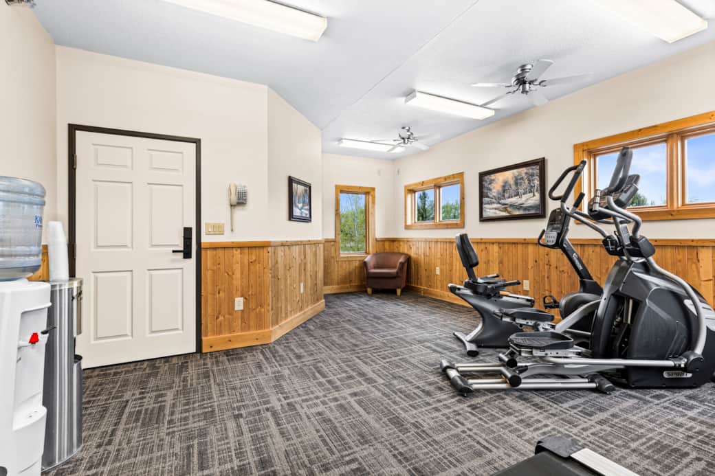 Stay active with lake-view workouts