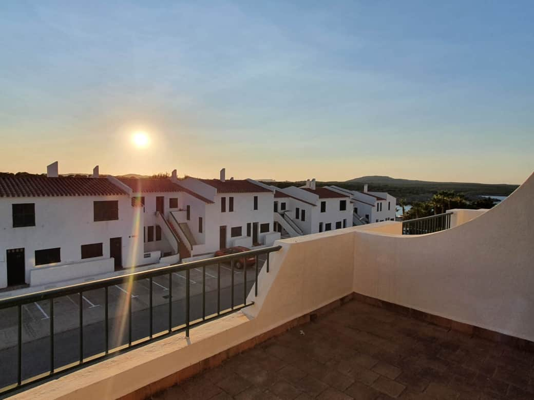 Terraza privada con vistas al mar