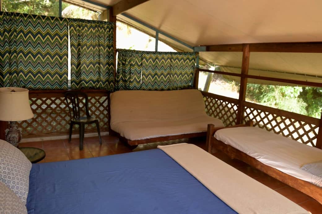 Futon Couch Converts to Bed