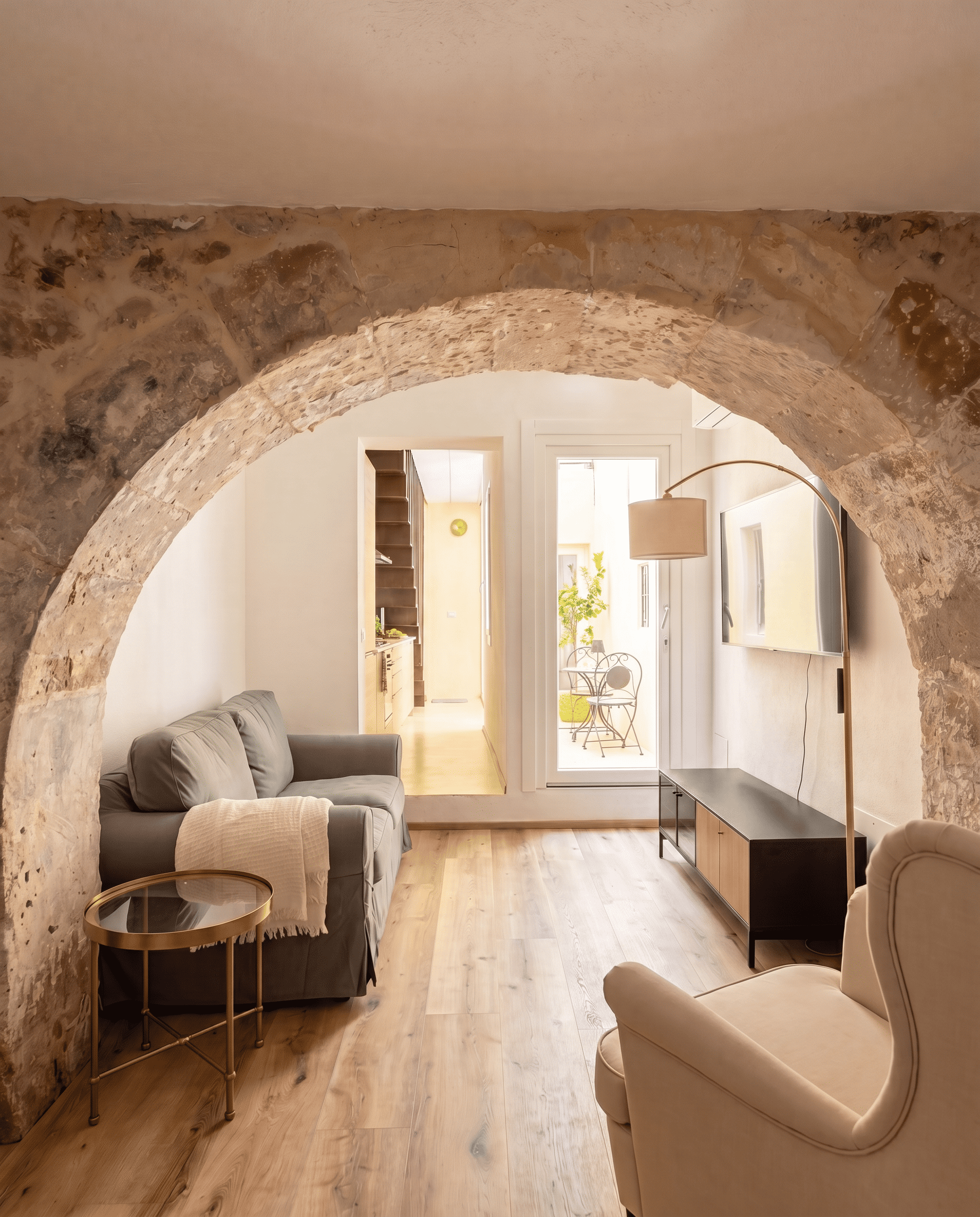 Bright living room in Casa Mille e Una Stella