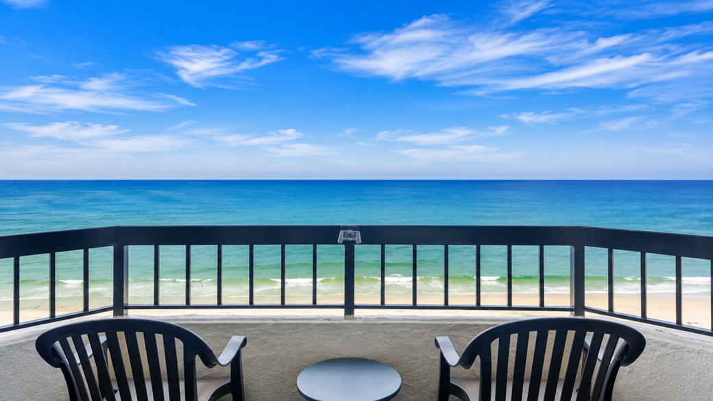 Private Balcony with Direct Ocean View