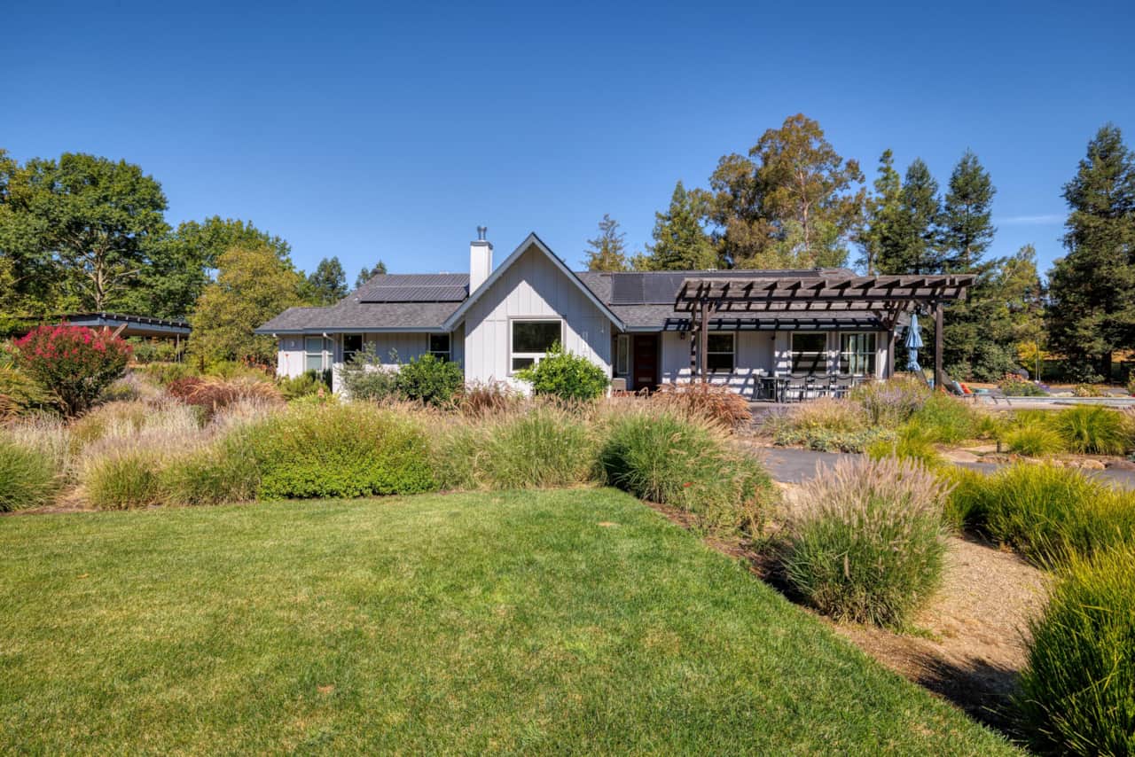 Front of Hidden Pocket, surrounded by Sonoma County countryside