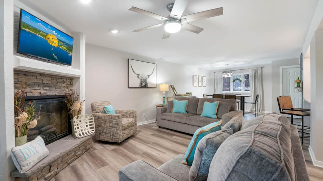 Gather 'round in the living room and enjoy unforgettable moments with your friends and family.