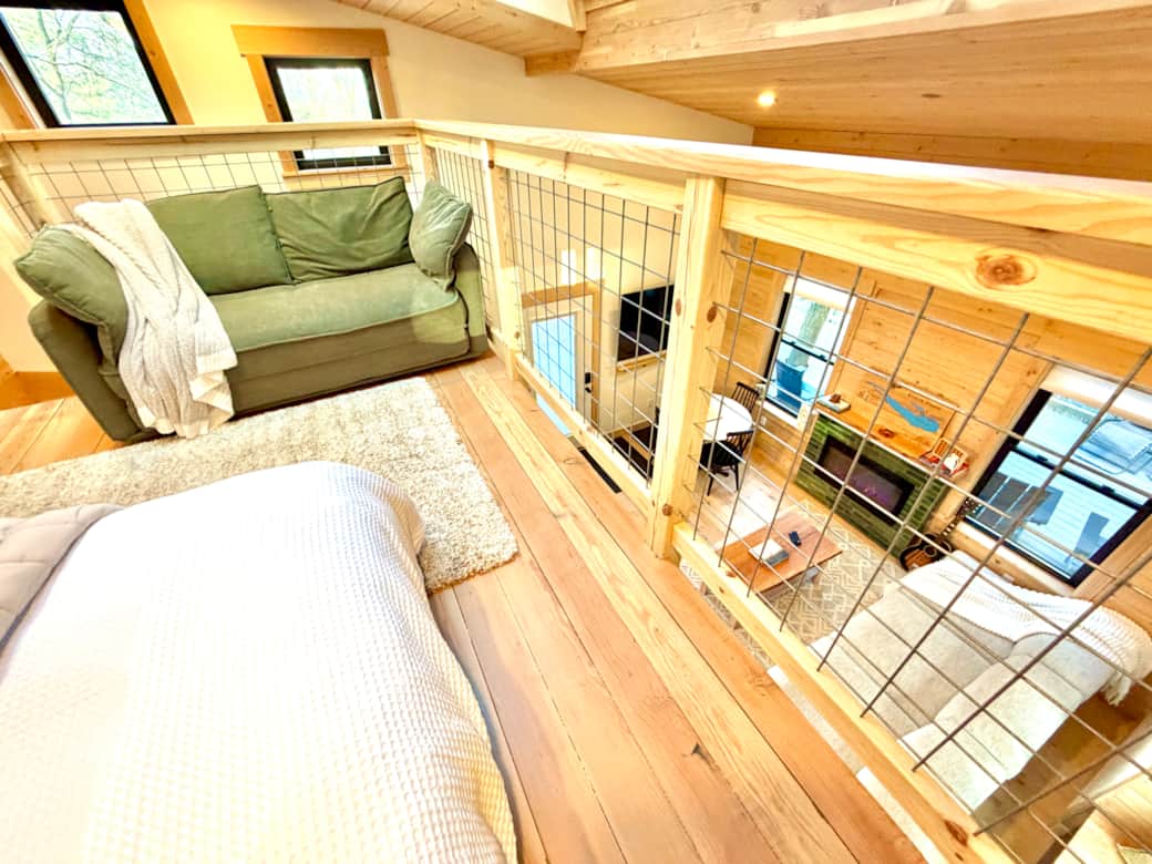 Loft into living room