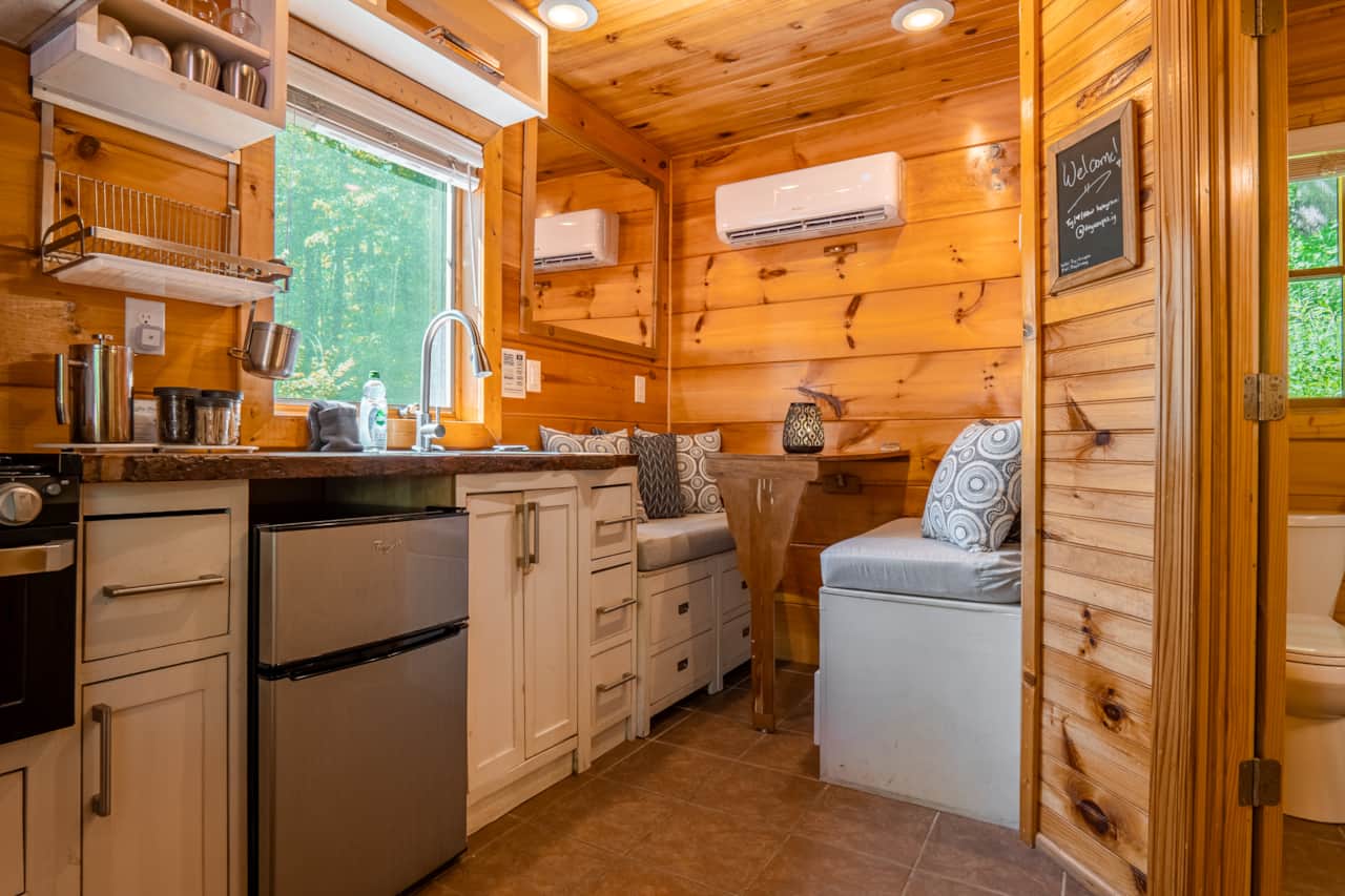 Tiny Escapes Tiny Cabin in Todd North Carolina - Unique Upscale Rentals for All of Life's Moments