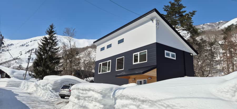 Chalet exterior and surroundings