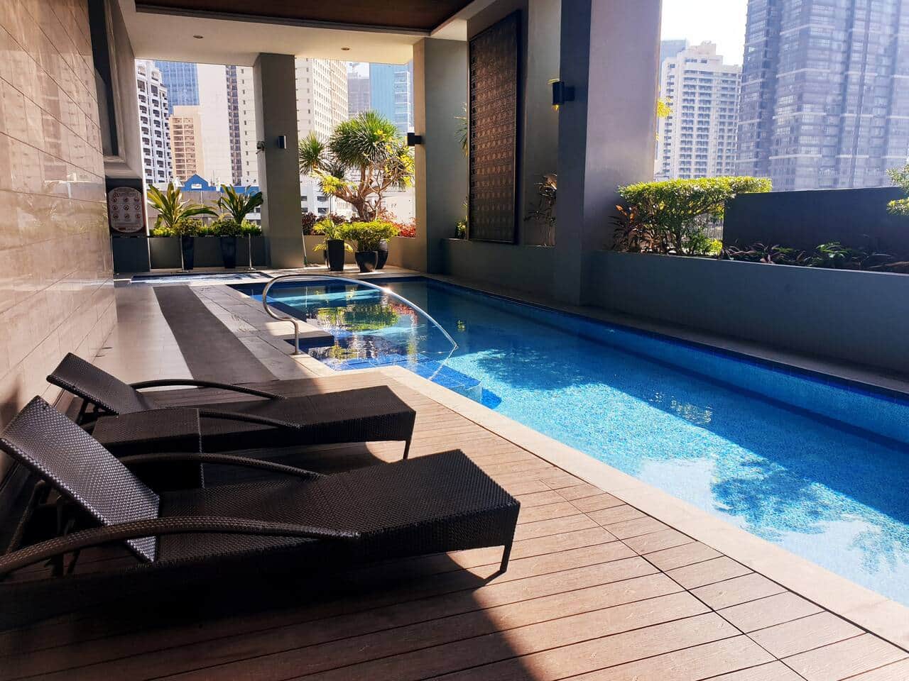 Access to swimming pool, and jacuzzi on the 7th floor. Send us a message for the pool hours!