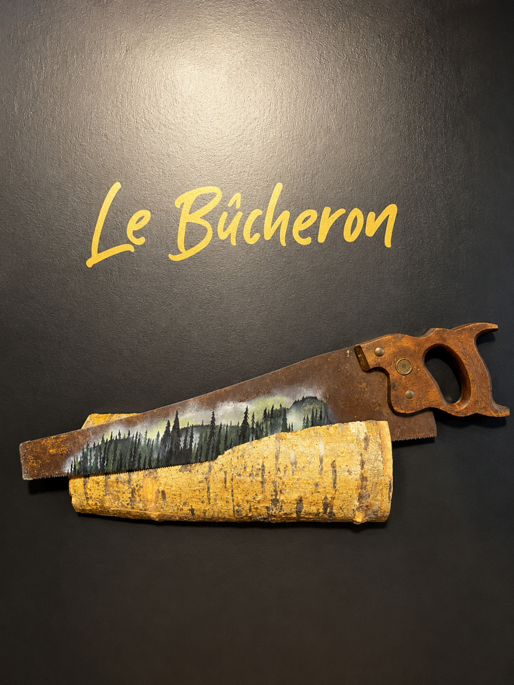 Affiche bucheron