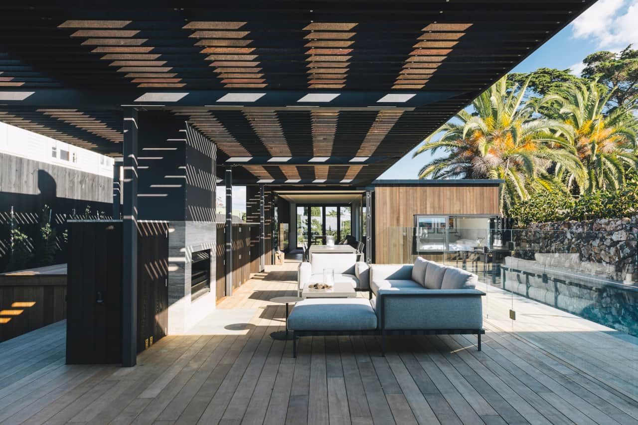 Pool courtyard