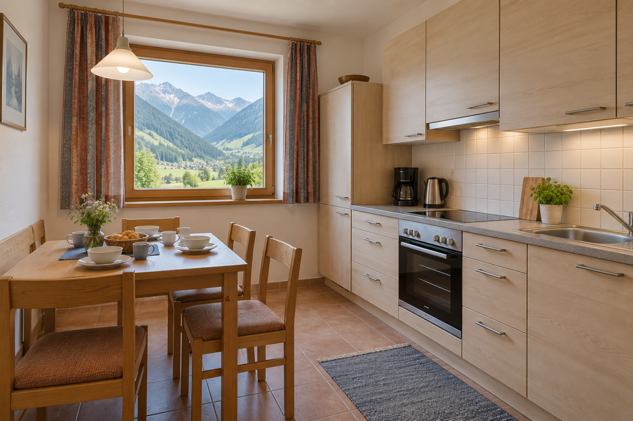 Mayrhofen 4 Personen-Küche