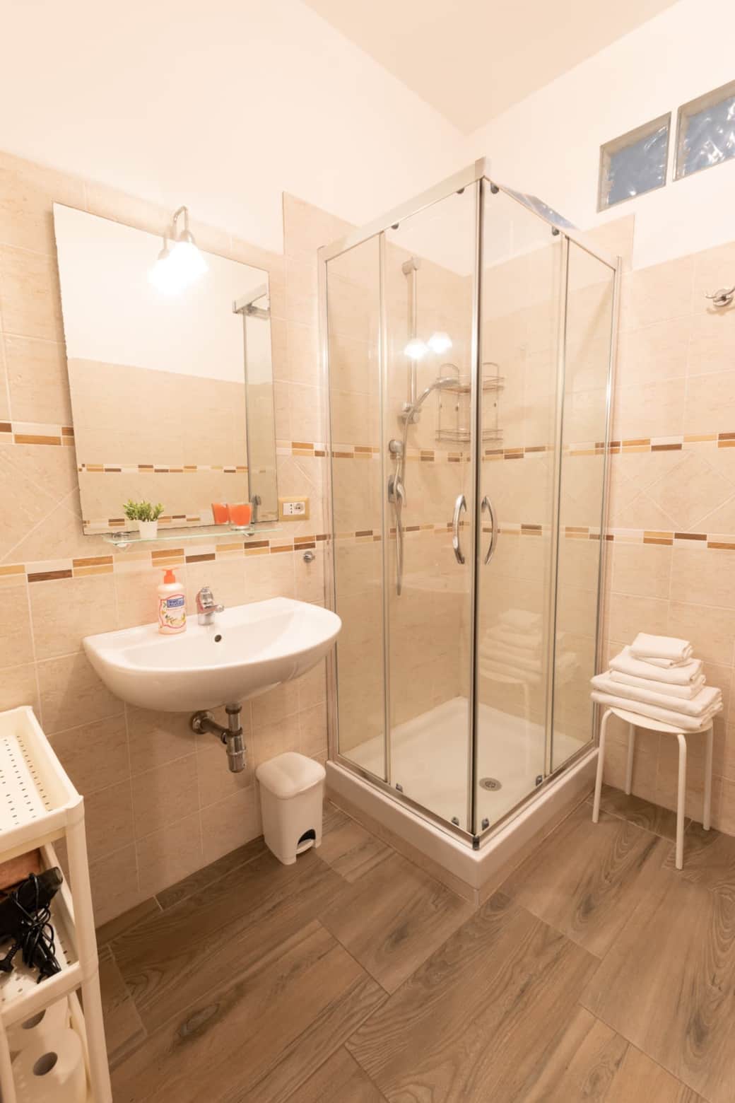 Private external bathroom