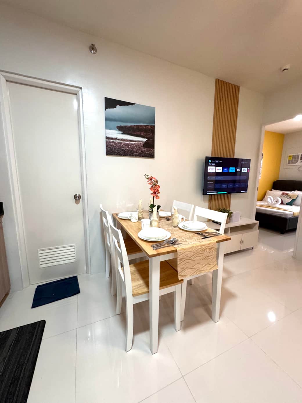 Living Room TV & Dining Table