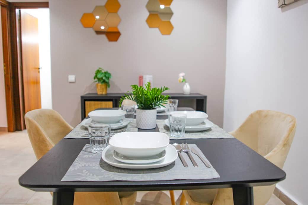 A plethora of stylish decor touches on comfortable amenities.
