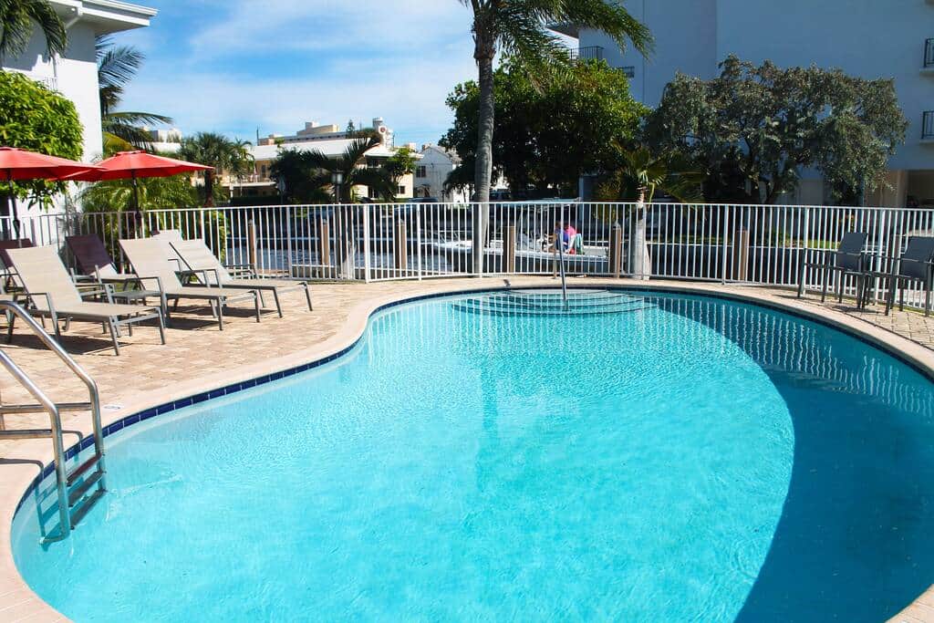 relaxing pool