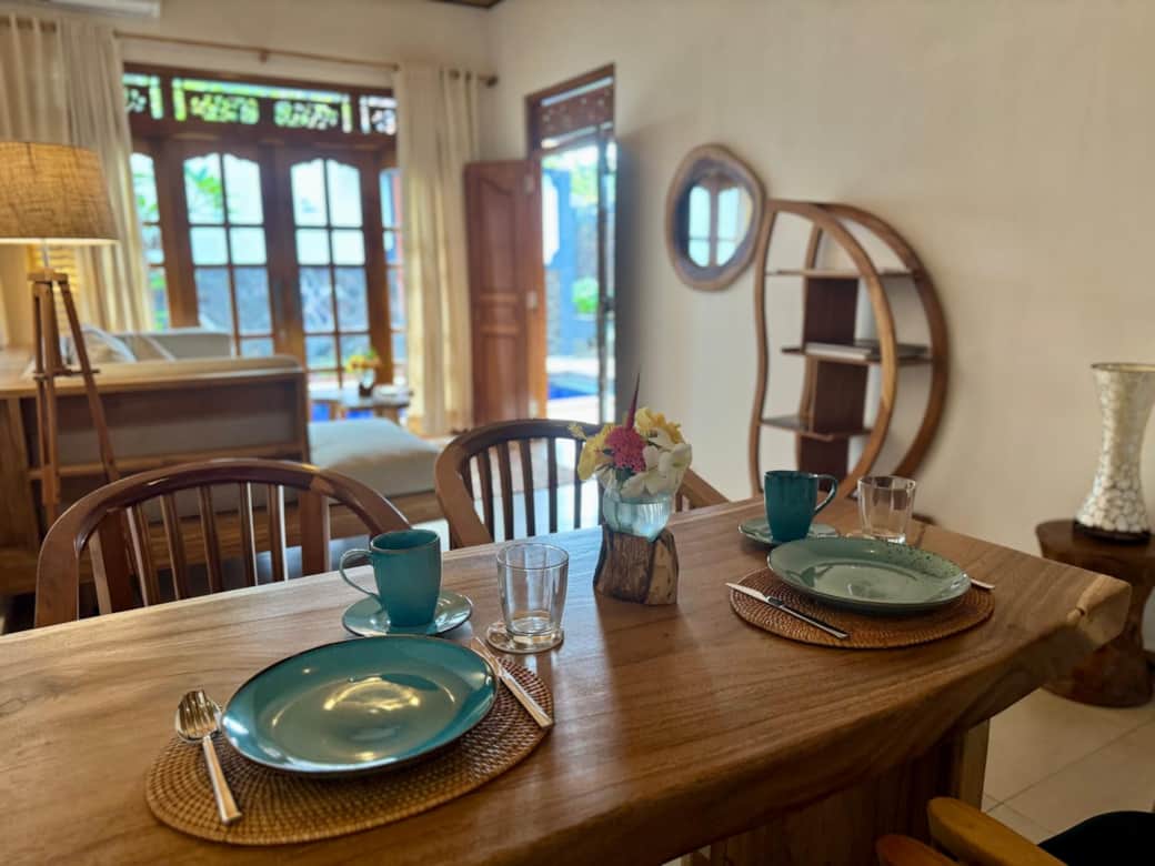 Open plan living dining space