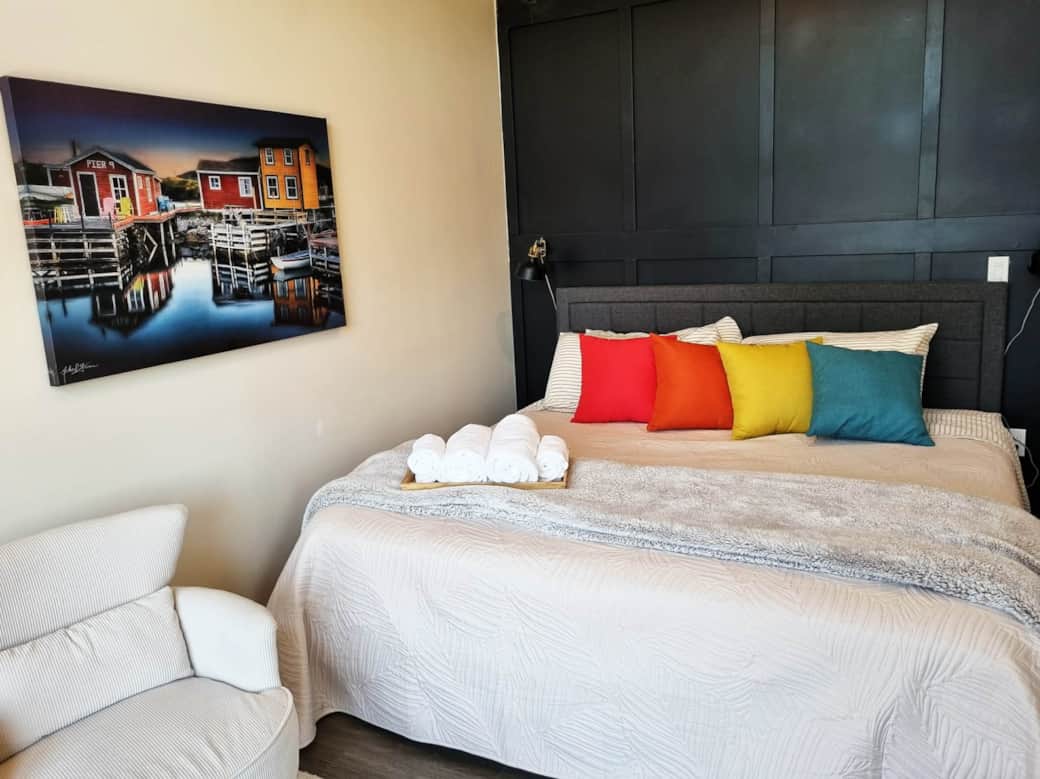Comfortable plush king sized bed and electric for lazy mornings