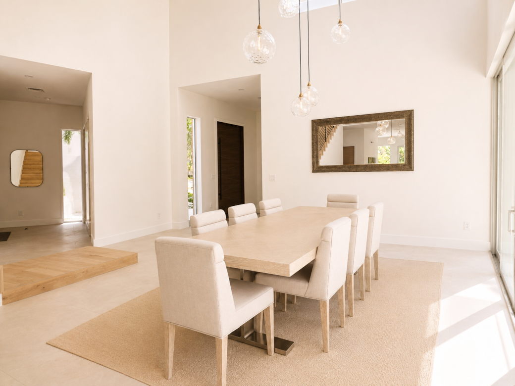 Siesta Key Vacation Rental dining room
