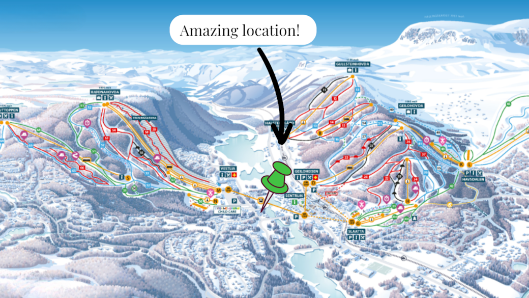 Located in the heart of Geilo!