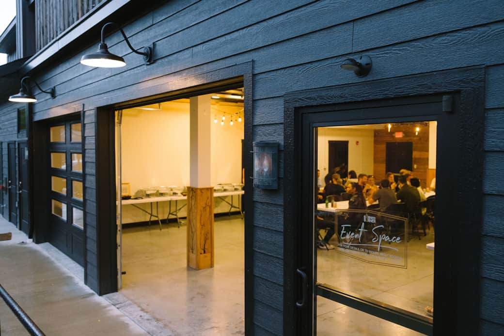 Event Space Barn Burner Exterior Welcome Party